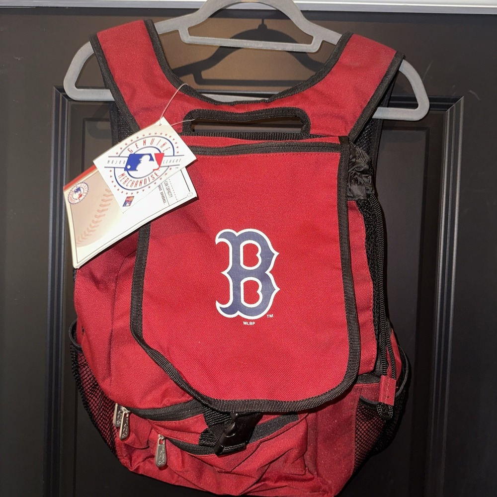 GENUINE MLB Red Sox Backpack |‎ Boston Red Sox Backpack/ COOLER  NWTS hlc